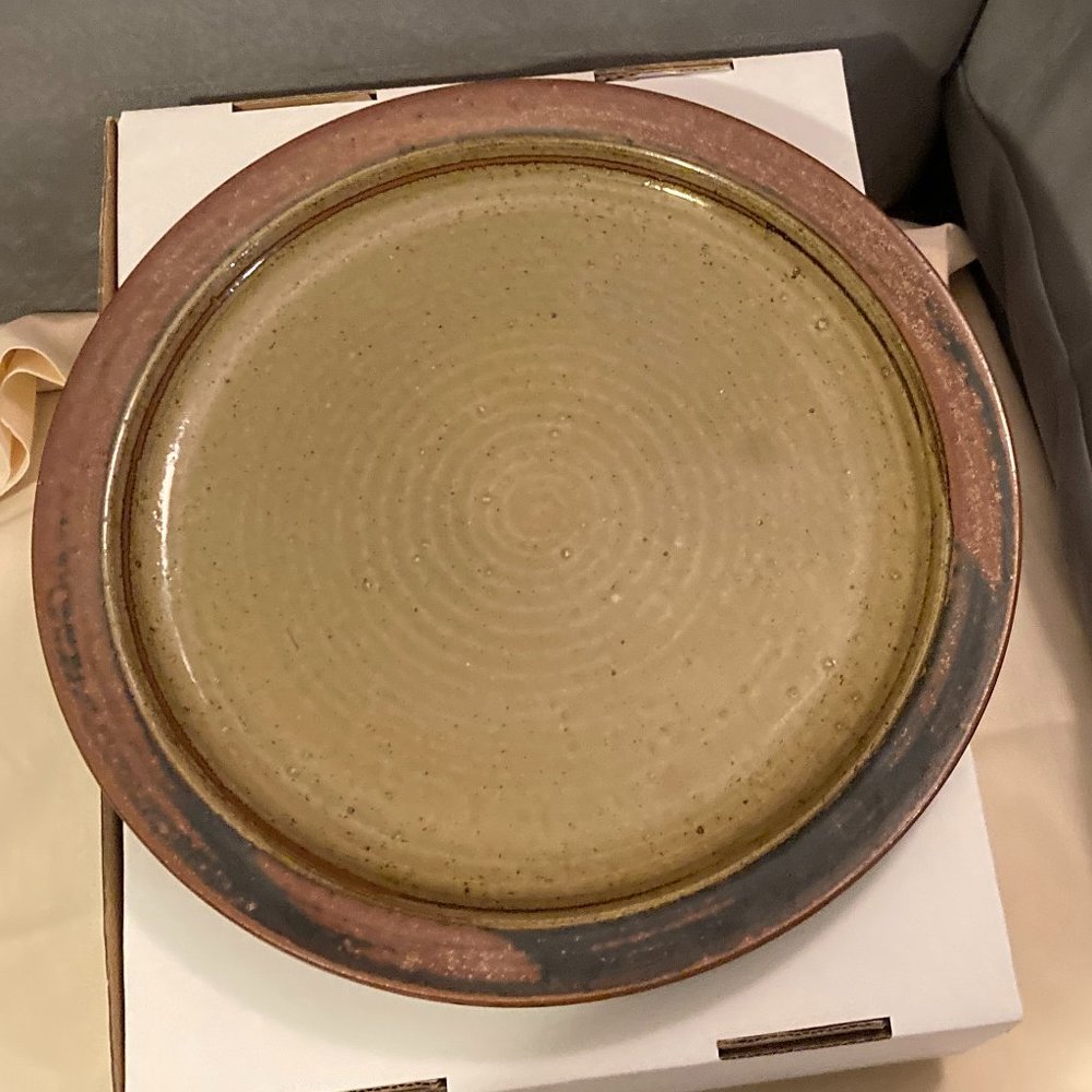 VTG 1970's Otagiri SEQUOIA Speckled Stoneware Dinner Plate-10.5" D-New w/o Tags